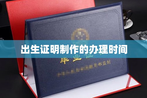 大荔出生证明制作的办理时间