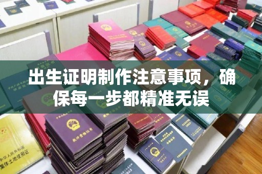 大荔出生证明制作注意事项，确保每一步都精准无误
