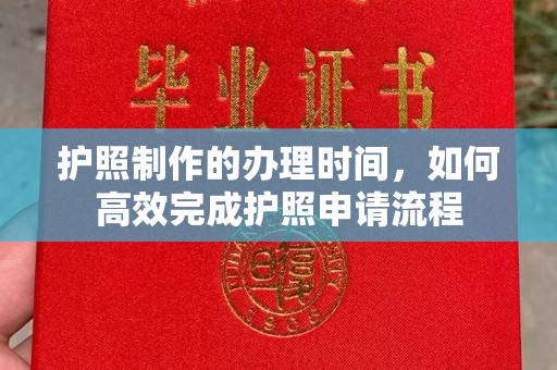 大荔护照制作的办理时间，如何高效完成护照申请流程
