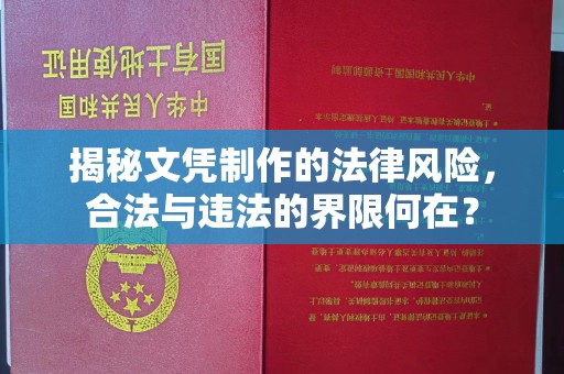 大荔揭秘文凭制作的法律风险，合法与违法的界限何在？