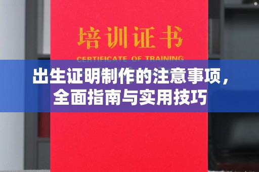 大荔出生证明制作的注意事项，全面指南与实用技巧
